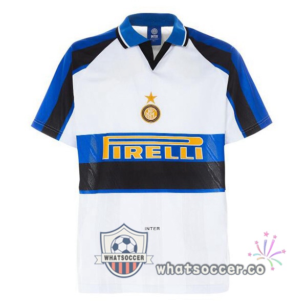 Inter Milan Retro Away White Blue 1996-1997