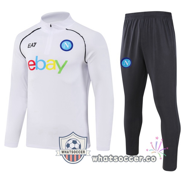 Tracksuit SSC Napoli White 2023-2024