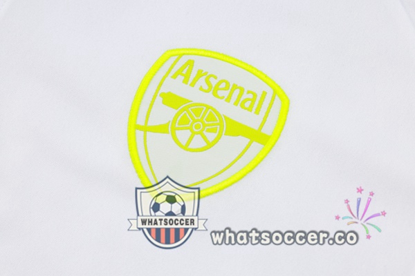 Training Polo Arsenal + Pants White 2023-2024