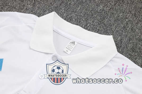 Training Polo Arsenal + Pants White 2023-2024
