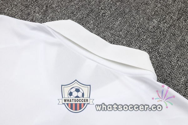 Training Polo Arsenal + Pants White 2023-2024