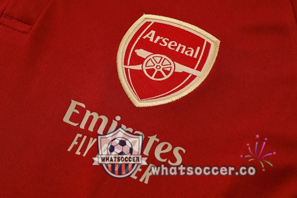 Training Polo Arsenal + Pants Red 2023-2024