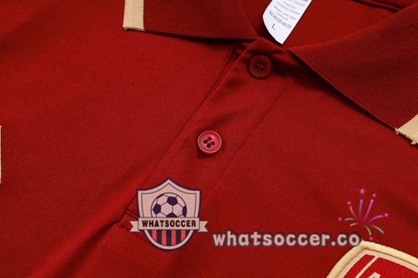 Training Polo Arsenal + Pants Red 2023-2024