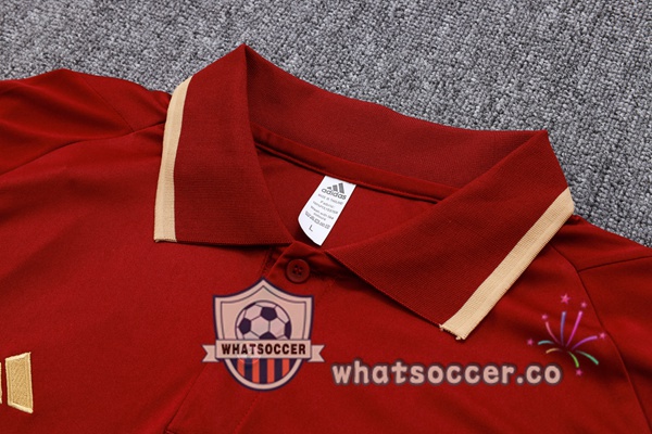 Training Polo Arsenal + Pants Red 2023-2024