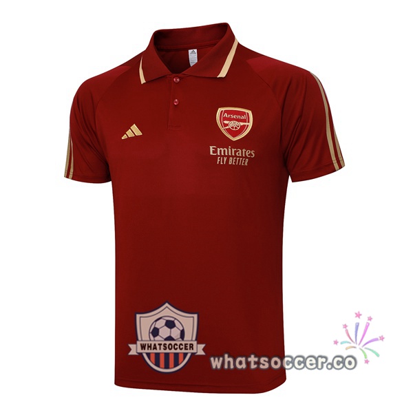 Training Polo Arsenal Red 2023-2024