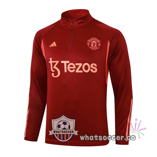 Soccer Sweater Manchester United Red 2023-2024