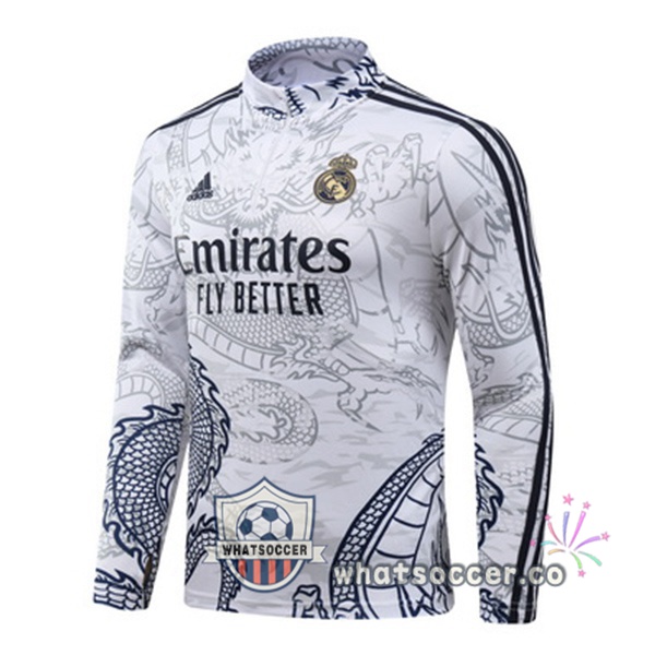 Soccer Sweater Real Madrid White 2023-2024