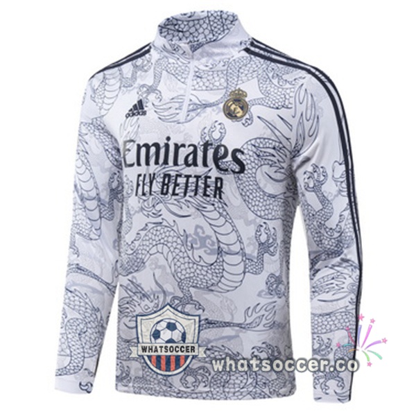 Soccer Sweater Real Madrid White 2023-2024