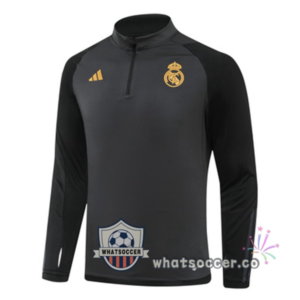 Soccer Sweater Real Madrid Black 2023-2024