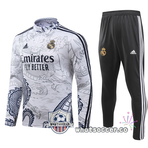 Tracksuit Real Madrid White 2023-2024