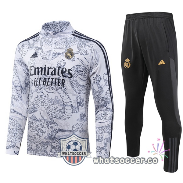 Tracksuit Real Madrid White 2023-2024