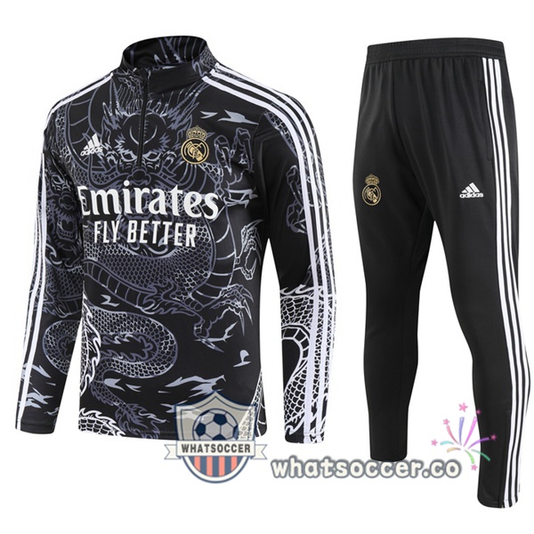 Tracksuit Real Madrid Black 2023-2024