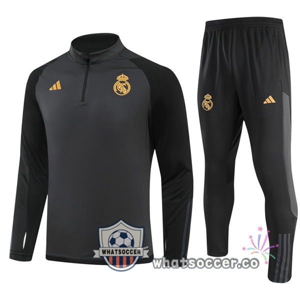 Tracksuit Real Madrid Black 2023-2024