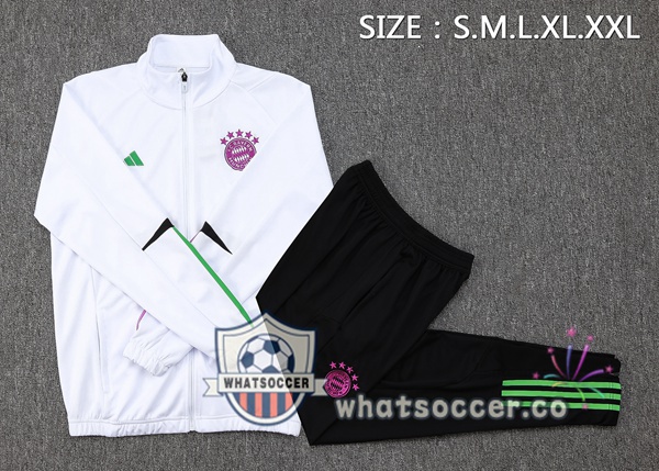 Training Jacket Bayern Munich White 2023-2024