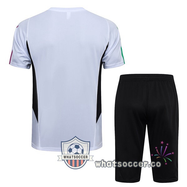 Bayern Munich Training T-Shirts + Shorts White 2023-2024