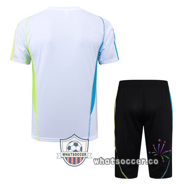 Arsenal Training T-Shirts + Shorts White 2023-2024