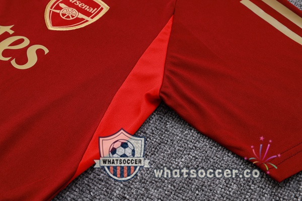 Arsenal Training T-Shirts + Shorts Red 2023-2024