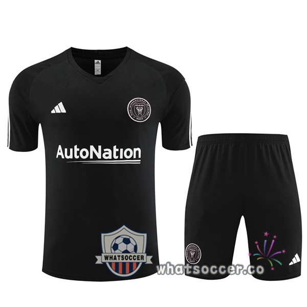 Inter Miami CF Training T-Shirts + Shorts Black 2023-2024