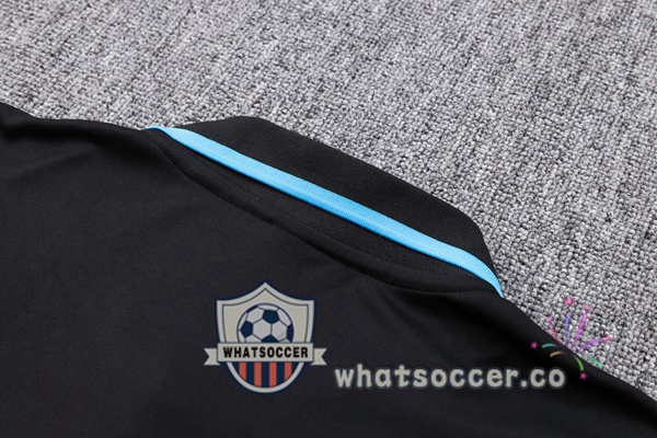 Training Polo Olympique de Marseille + Pants Black 2023-2024
