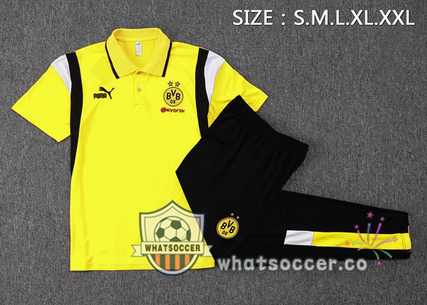 Training Polo Dortmund BVB + Pants Yellow 2023-2024