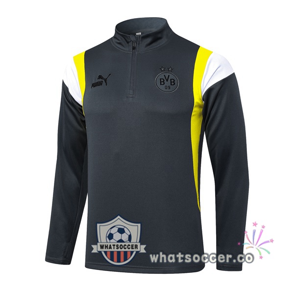 Soccer Sweater Dortmund BVB Gray 2023-2024