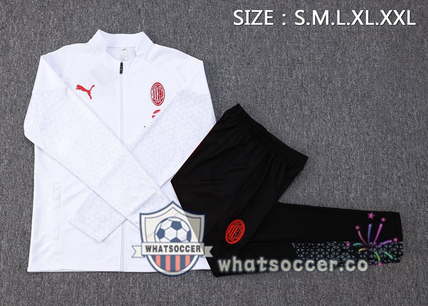 Training Jacket AC Milan White 2023-2024