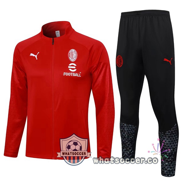 Training Jacket AC Milan Red 2023-2024