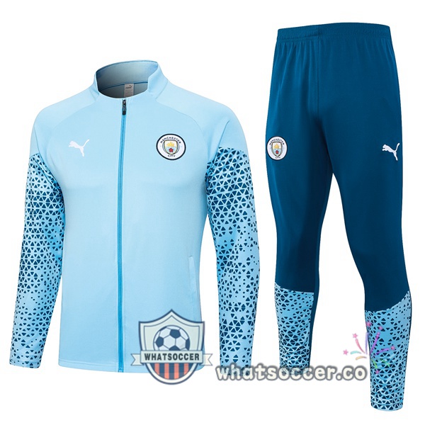 Training Jacket Manchester City Blue 2023-2024
