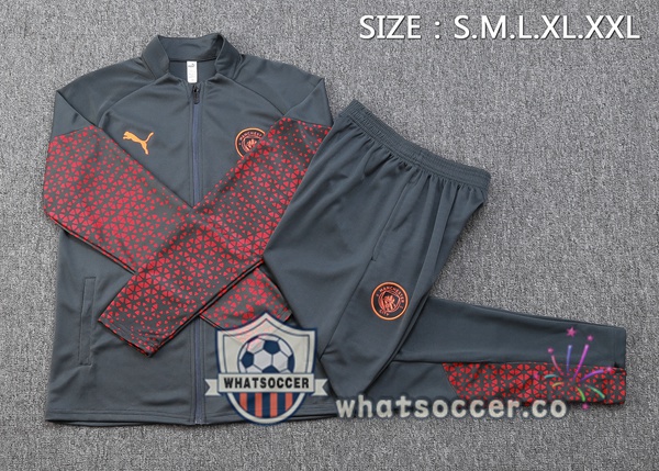Training Jacket Manchester City Gray 2023-2024