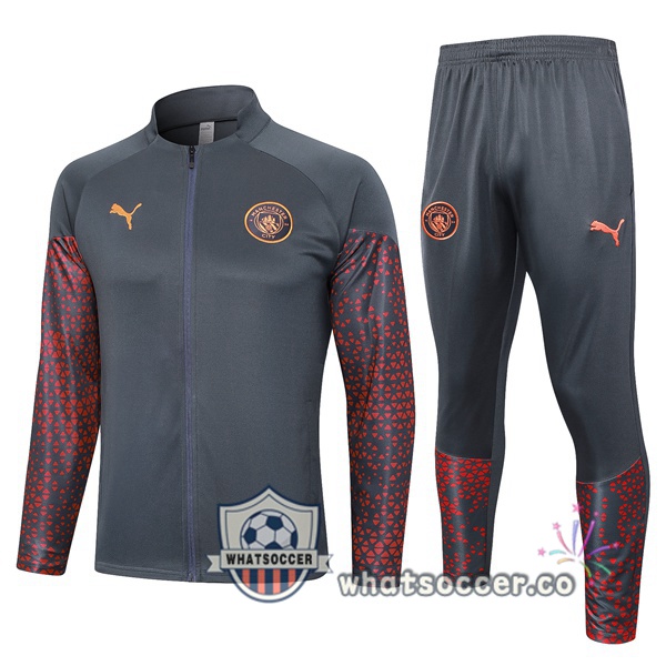 Training Jacket Manchester City Gray 2023-2024