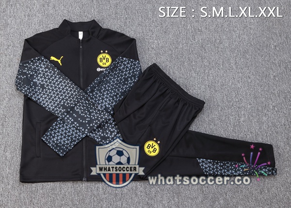 Training Jacket Dortmund BVB Black 2023-2024
