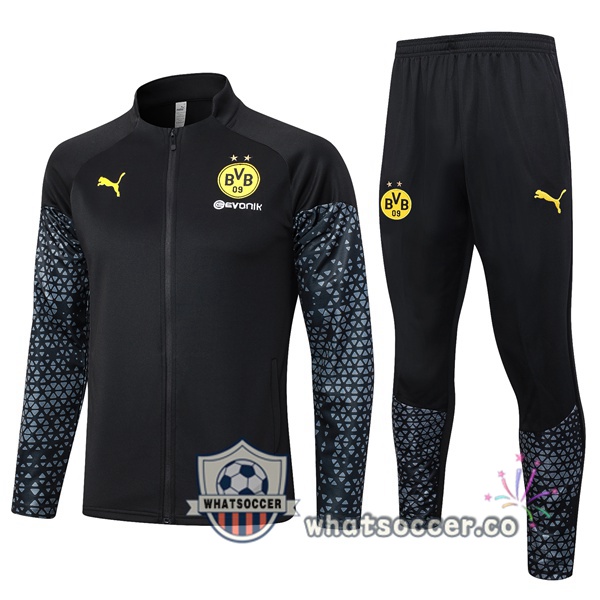 Training Jacket Dortmund BVB Black 2023-2024