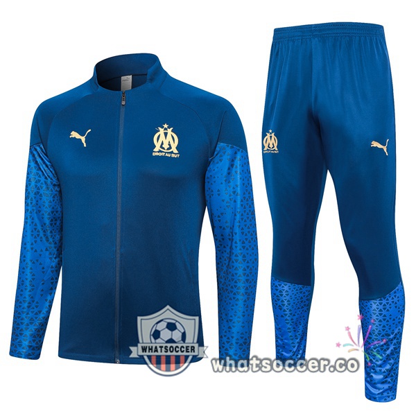 Training Jacket Olympique de Marseille Blue 2023-2024
