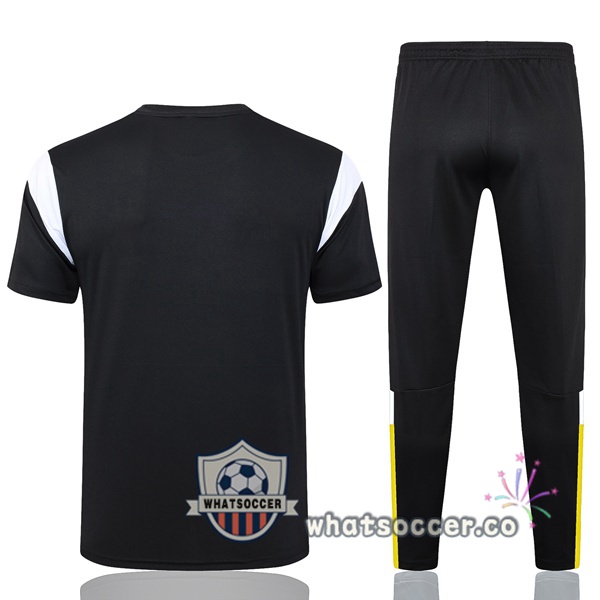 Dortmund BVB Training T-Shirts + Pants Black 2023-2024