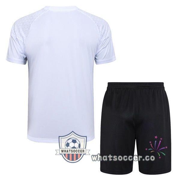 AC Milan Training T-Shirts + Shorts White 2023-2024