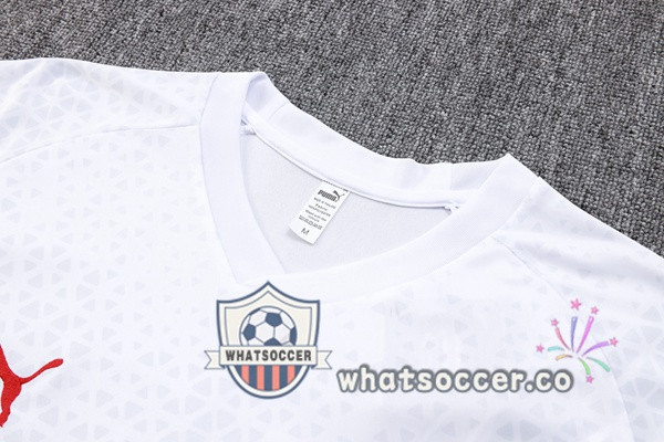 AC Milan Training T-Shirts + Shorts White 2023-2024
