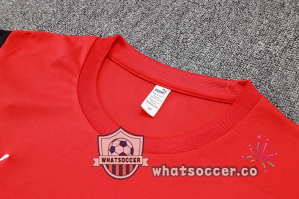 AC Milan Training T-Shirts + Pants Red 2023-2024