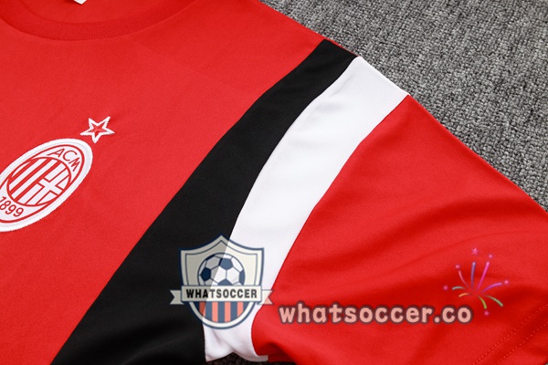 AC Milan Training T-Shirts + Pants Red 2023-2024