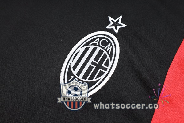 AC Milan Training T-Shirts + Pants Black 2023-2024