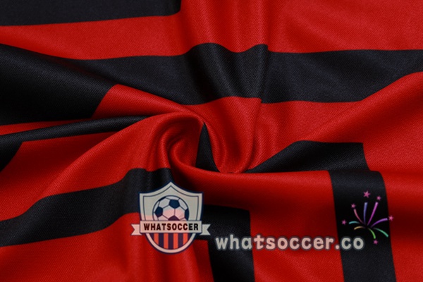 AC Milan Training T-Shirts + Pants Black Red 2023-2024