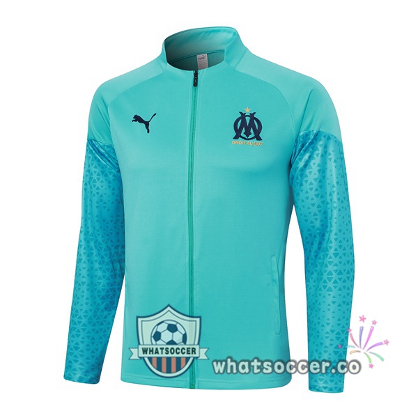 Soccer Jacket Olympique de Marseille Blue 2023-2024