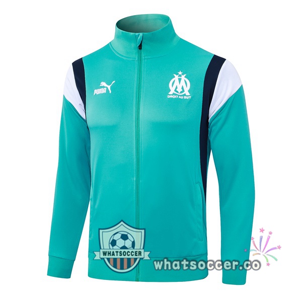 Soccer Jacket Olympique de Marseille Blue 2023-2024