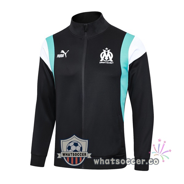 Soccer Jacket Olympique de Marseille Black 2023-2024