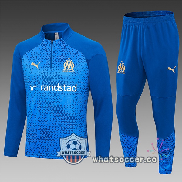 Tracksuit Olympique de Marseille Kids Blue 2023-2024
