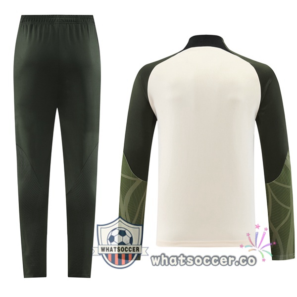 Tracksuit FC Barcelona White Green 2023-2024