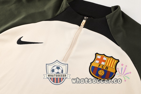 Tracksuit FC Barcelona White Green 2023-2024