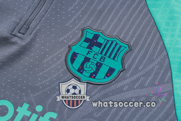 Tracksuit FC Barcelona Gray Green 2023-2024