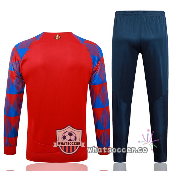 Training Jacket FC Barcelona Red Blue 2023-2024
