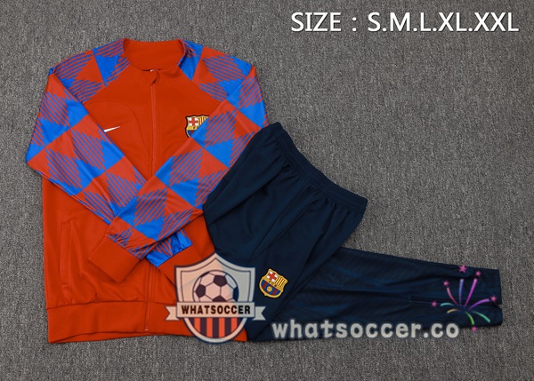Training Jacket FC Barcelona Red Blue 2023-2024