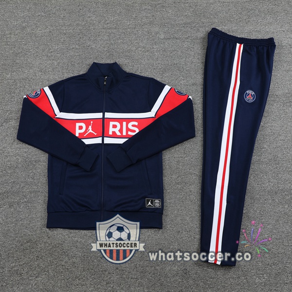 Training Jacket JORDAN Paris PSG Blue Royal Red 2023-2024